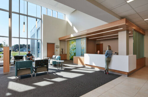 CentraCare Health System Melrose interior waiting room