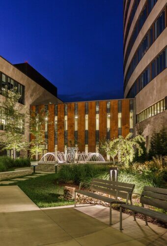 Owensboro Health Regional Hospital, Green Roof and Gardens landscape 14