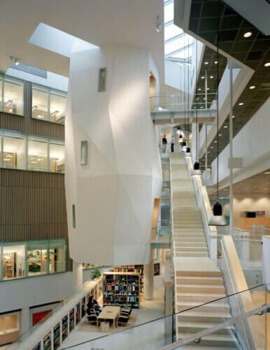 Astra Zeneca - M & N Building Addition interior staircase