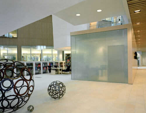 Astra Zeneca - M & N Building interior sculptures