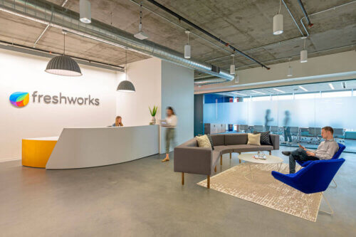 Freshworks interior lobby
