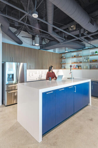 Humble Bundle office interior kitchen