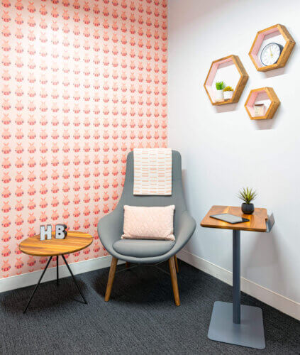 Humble Bundle office interior small break room