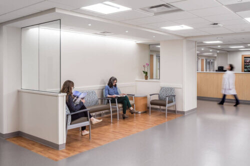 Abbott Northwestern Emergency Department interior waiting room