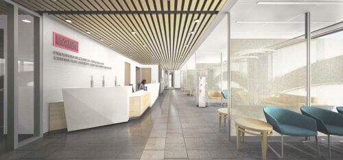 Boston University - Clinical Psychology interior waiting room 2