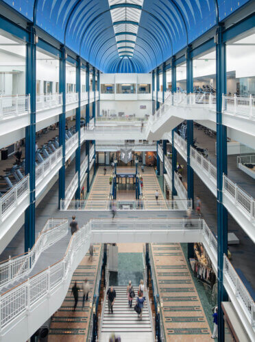 Douglas Dayton YMCA at Gaviidae interior atrium