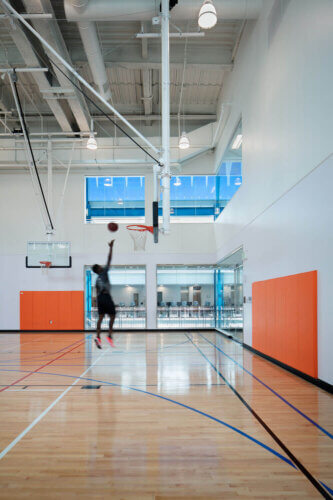 Douglas Dayton YMCA at Gaviidae interior basketball