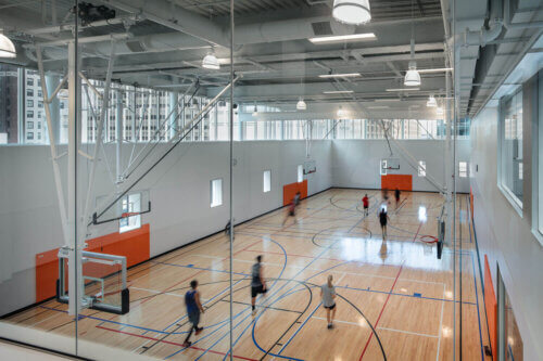 Douglas Dayton YMCA at Gaviidae interior gymnasium 2