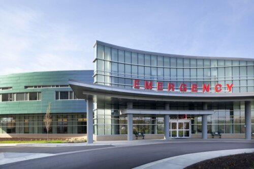 Fairview South ED exterior front view