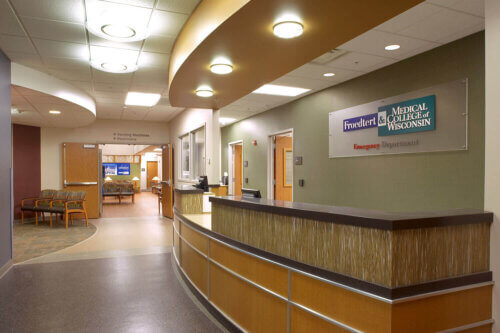 Froedtert Emergency Department hallway