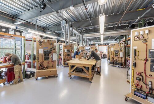 IYRS School of Technology & Trades - Brooks Building interior second floor