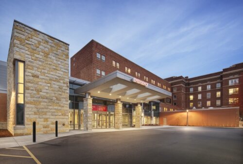 St. Elizabeth Hospital Addition and Renovation exterior