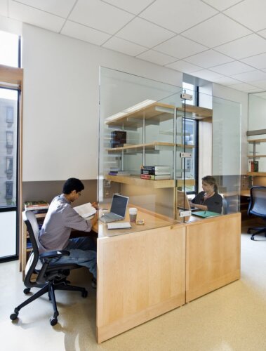 Searle Chemistry Laboratory interior desks