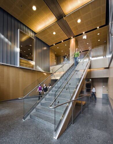 Searle Chemistry Laboratory interior staircase