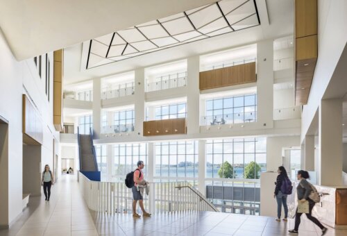 University of Massachusetts Boston – University Hall interior lobby 1