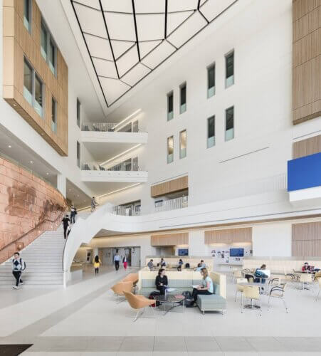 University of Massachusetts Boston – University Hall interior lobby 2