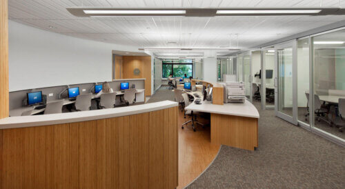 Boston University - Makechnie Study Center interior 2