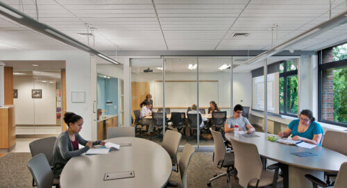 Boston University - Makechnie Study Center interior 4