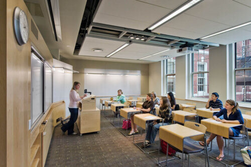 Duke University - Classroom of the Future interior 1
