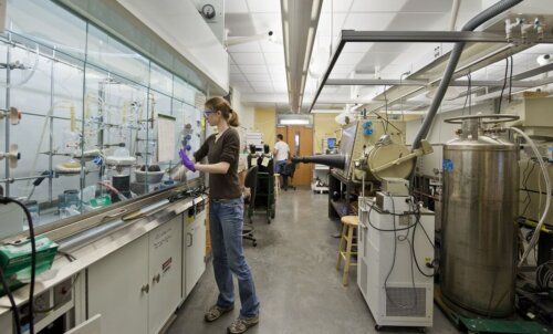 University of North Carolina Chapel Hill Caudill Lab interior lab