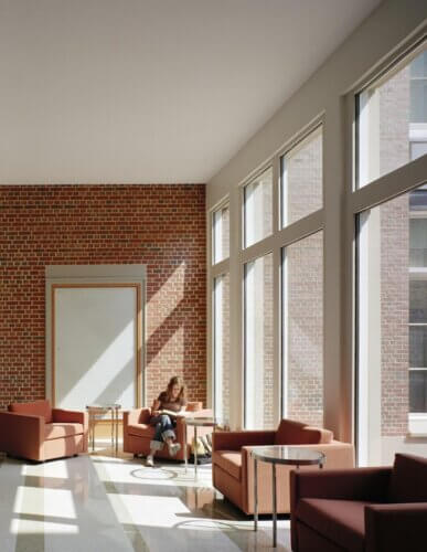 University of North Carolina Chapel Hill Caudill Lab interior lounge