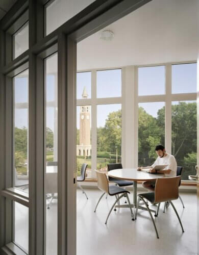 University of North Carolina Chapel Hill Caudill Lab interior study area