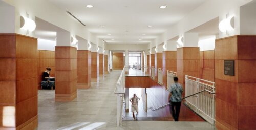 University of North Carolina Chapel Hill Chapman Hall interior hallway