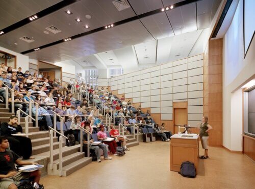 University of North Carolina Chapel Hill Chapman Hall interior lecture hall