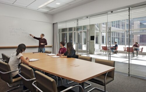 University of North Carolina Venable Murray Halls interior classroom 2