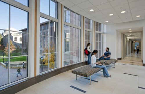 University of North Carolina Venable Murray Halls interior hallway 2