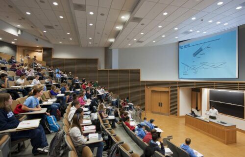 University of North Carolina Venable Murray Halls interior lecture hall