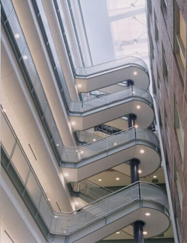 Vanderbilt University - BiosciencesMedical Research Building interior stairs