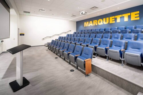 Marquette University - Athletic and Human Performance Research Center interior auditorium