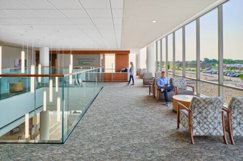 Aurora Health Center - 84South interior hallway