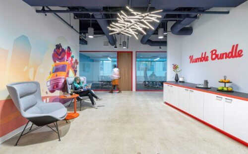 Humble Bundle office interior break area