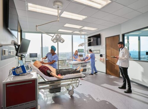 Marquette University - Physician Assistant Studies Building interior simulation center