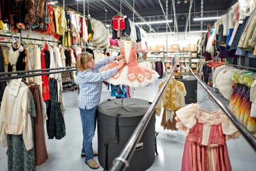 Milwaukee Ballet interior costume shop