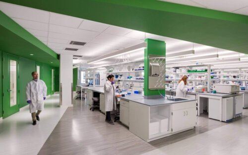 Simcere Pharmaceuticals - Cell and Gene Therapy Innovation Center interior lab 1