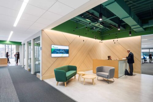 Simcere Pharmaceuticals - Cell and Gene Therapy Innovation Center interior lobby