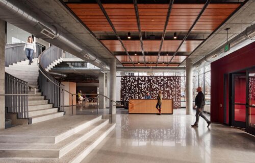 McGough Construction interior lobby