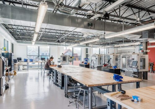 IYRS School of Technology & Trades - Brooks Building interior Third Floor