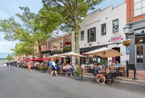 Urbano 116 Restaurant exterior Old Town Alexandria