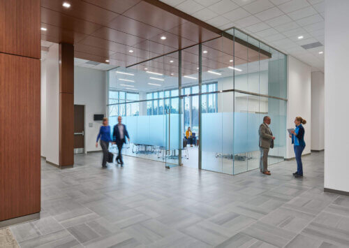 FBI Central Records Complex interior lobby