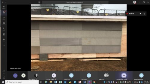 Lehigh University HST virtual meeting - terracotta mock up