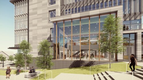 Lehigh University Health, Science and Technology Building Panels view