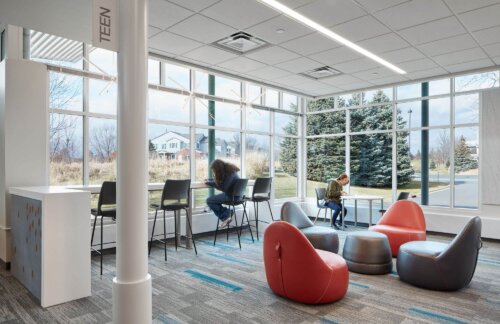 Dakota County - Heritage Library and License Center interior 7