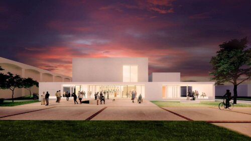 San Diego State University Second Stage Exterior - Night