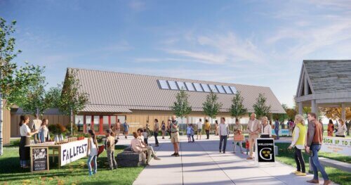 Linnaeus Arboretum Gustavus Adolphus College exterior north