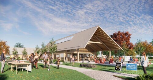 Linnaeus Arboretum Gustavus Adolphus College exterior west