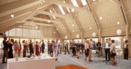 Linnaeus Arboretum Gustavus Adolphus College interior reception